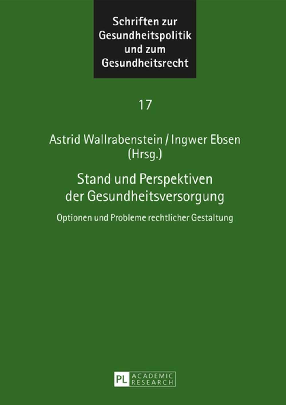 Big bigCover of Stand und Perspektiven der Gesundheitsversorgung