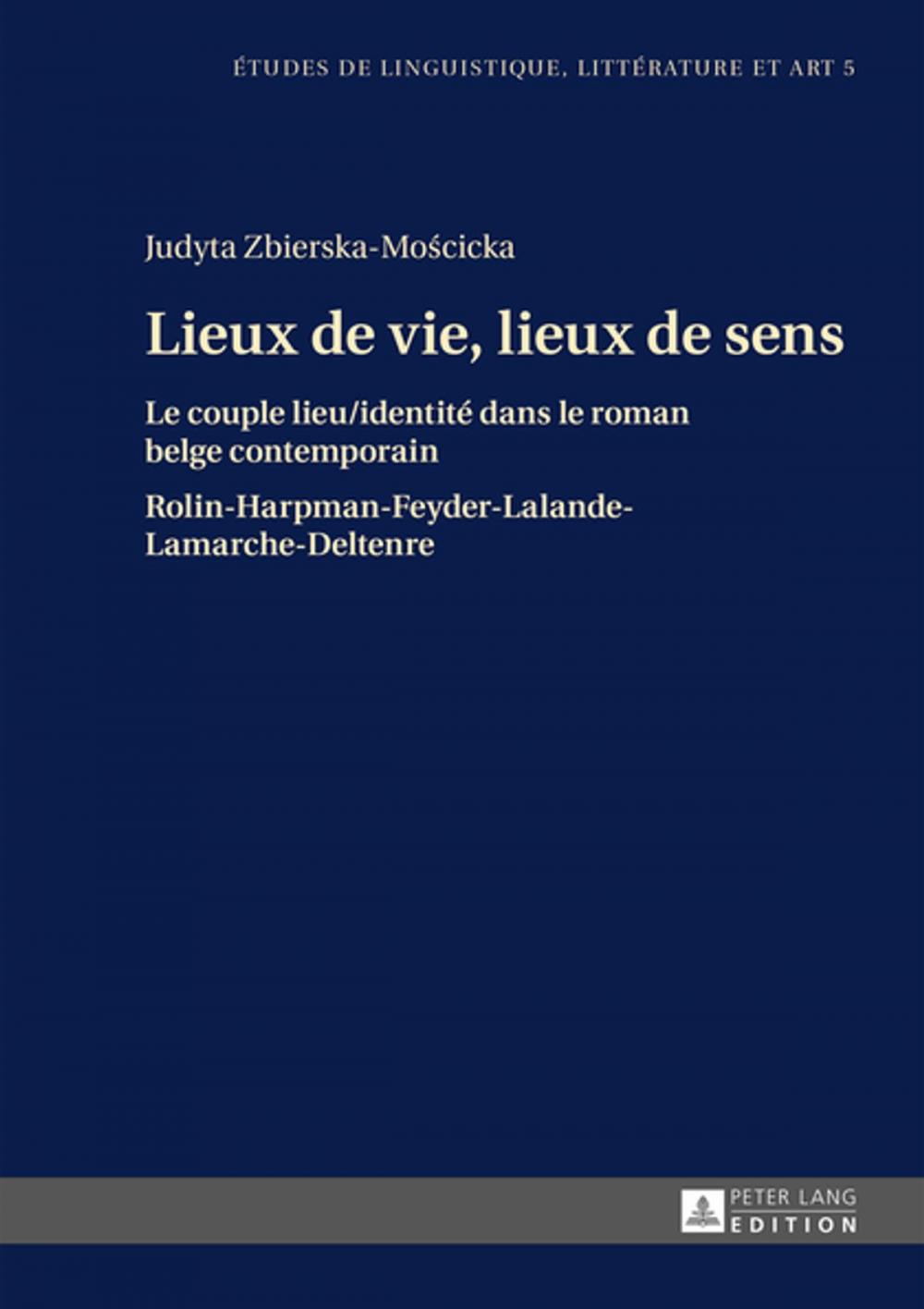 Big bigCover of Lieux de vie, lieux de sens