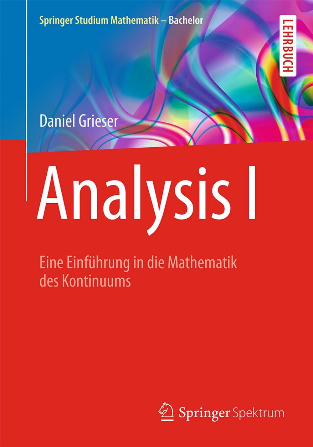 Big bigCover of Analysis I