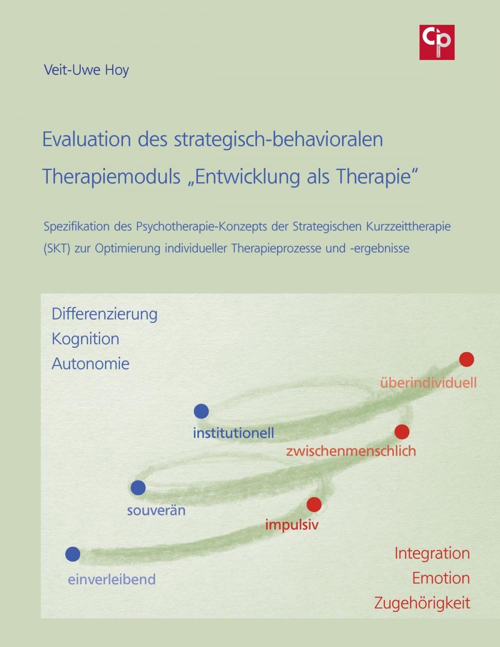 Big bigCover of Evaluation des strategisch-behavioralen Therapiemoduls „Entwicklung als Therapie“