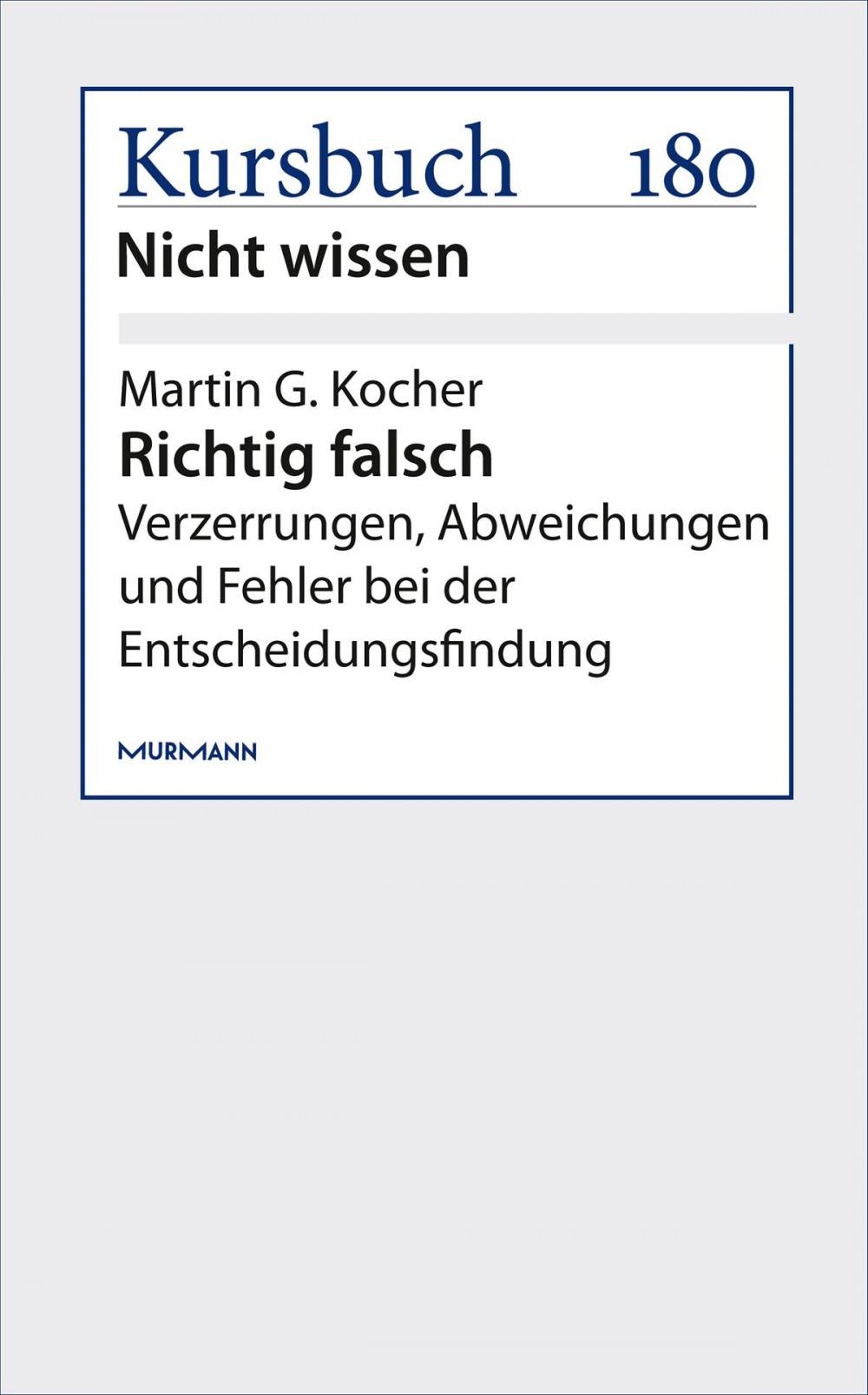 Big bigCover of Richtig falsch