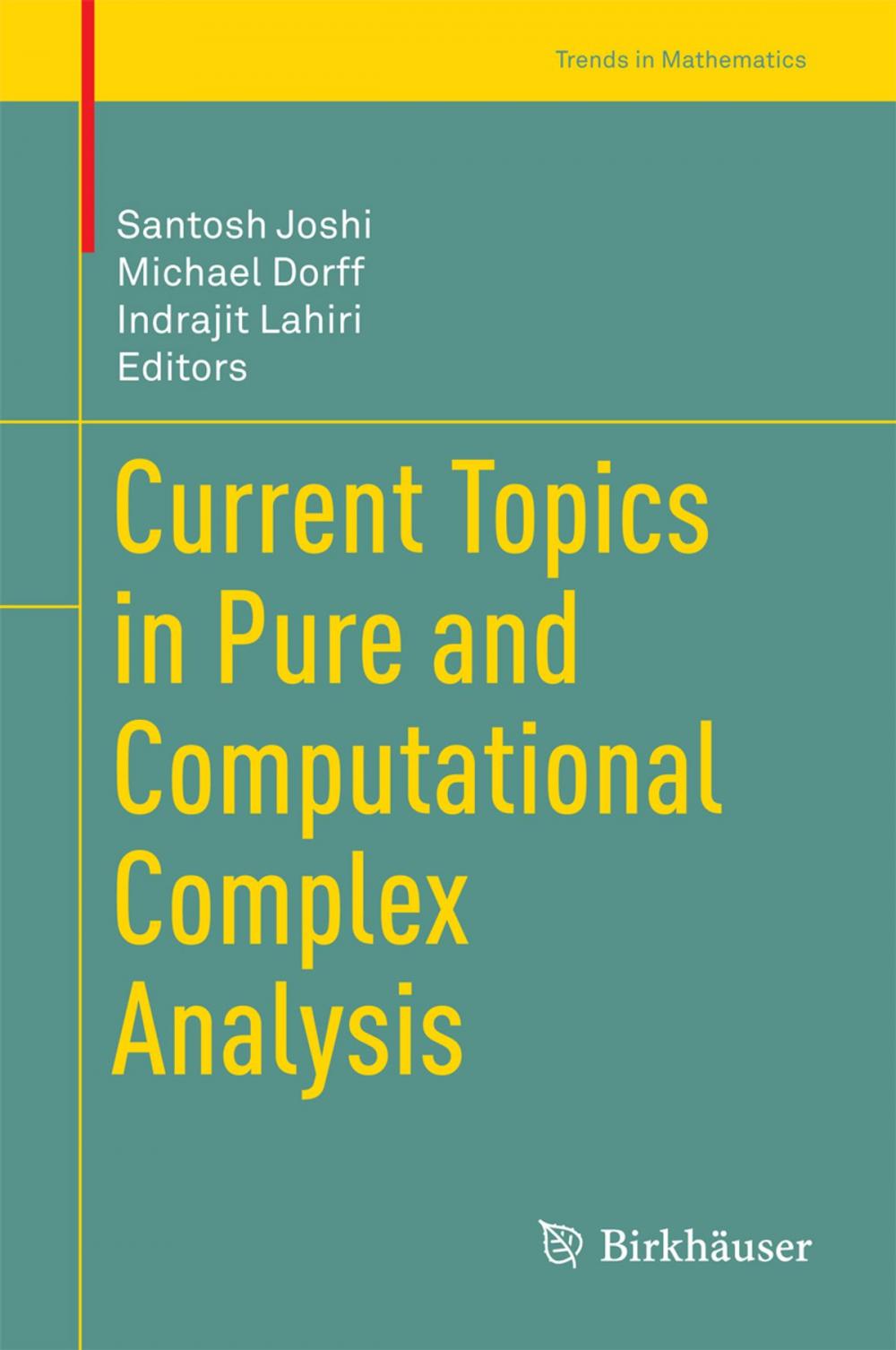 Big bigCover of Current Topics in Pure and Computational Complex Analysis