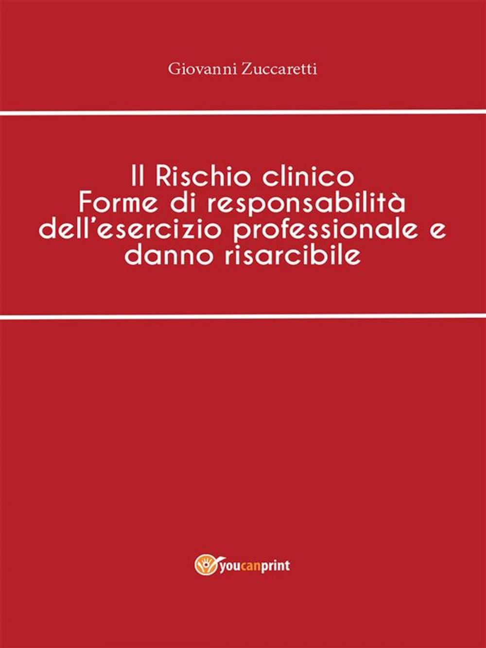 Big bigCover of Il Rischio clinico Forme di responsabilità dell'esercizio professionale e danno risarcibile