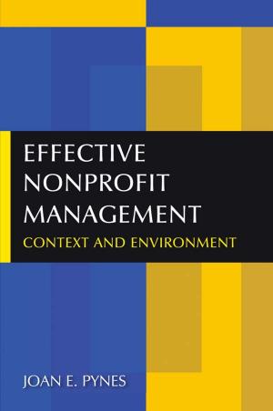 Book cover of Effective Nonprofit Management