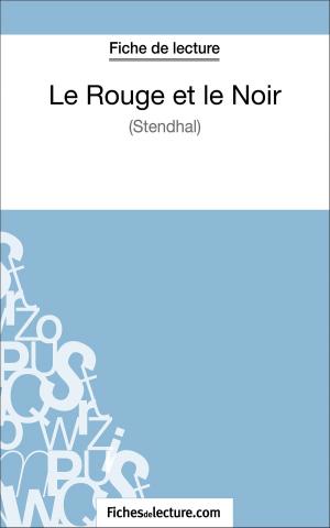 Book cover of Le Rouge et le Noir de Stendhal (Fiche de lecture)