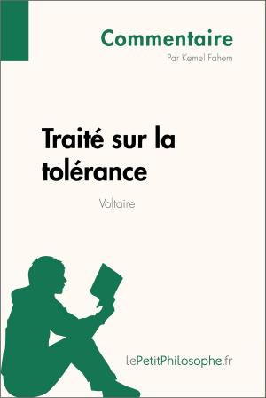 Cover of the book Traité sur la tolérance de Voltaire (Commentaire) by Dominique Coutant-Defer, lePetitPhilosophe.fr
