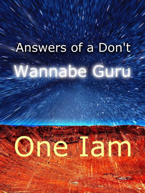 Cover of the book Answers of a Don't Wannabe Guru by One Iam, Independant1