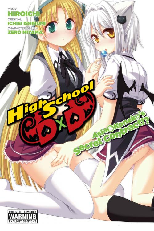 Cover of the book High School DxD: Asia & Koneko's Secret Contract!? by Ichiei Ishibumi, Hiroichi, Zero Miyama, Yen Press