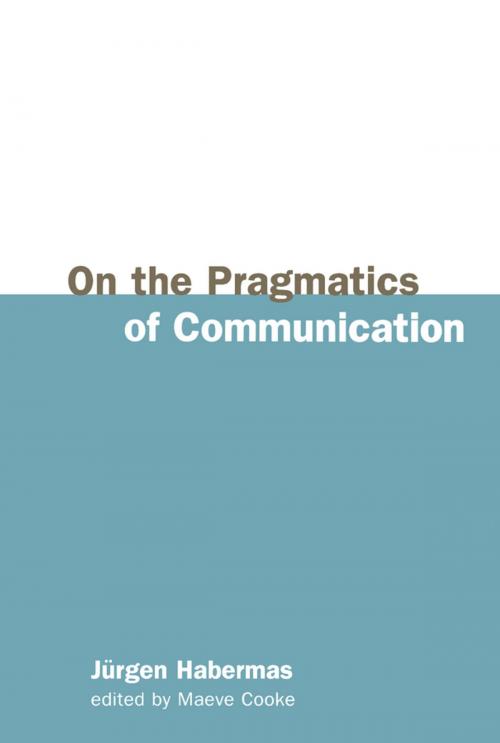 Cover of the book On the Pragmatics of Communication by Jürgen Habermas, Wiley