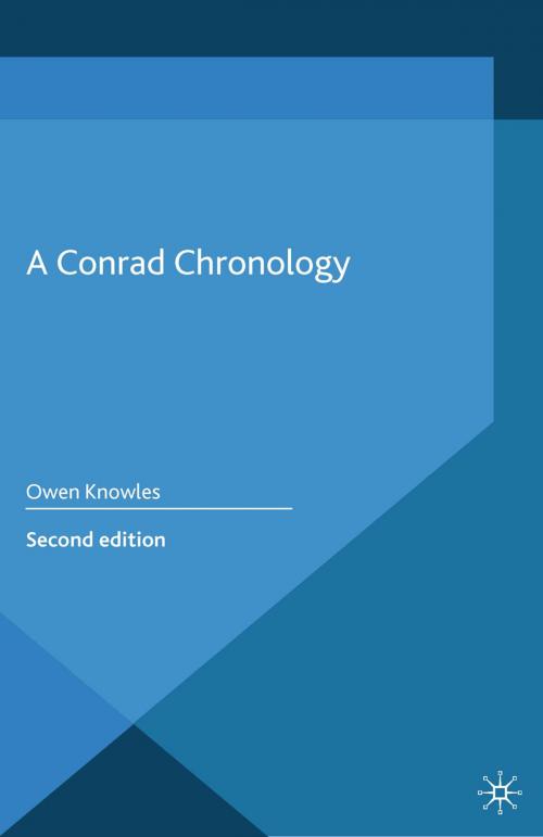 Cover of the book A Conrad Chronology by O. Knowles, Palgrave Macmillan UK