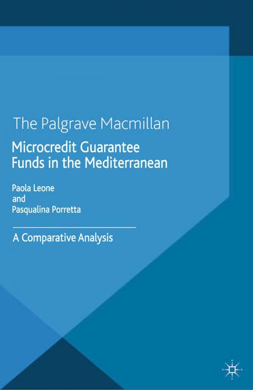 Cover of the book Microcredit Guarantee Funds in the Mediterranean by P. Leone, P. Porretta, Palgrave Macmillan UK