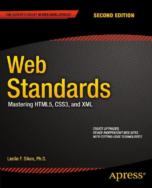 Cover of the book Web Standards by Leslie Sikos, Apress