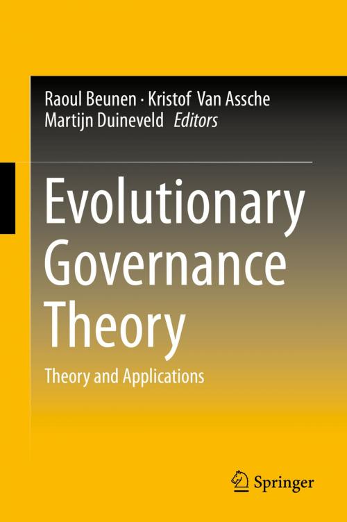 Cover of the book Evolutionary Governance Theory by , Springer International Publishing