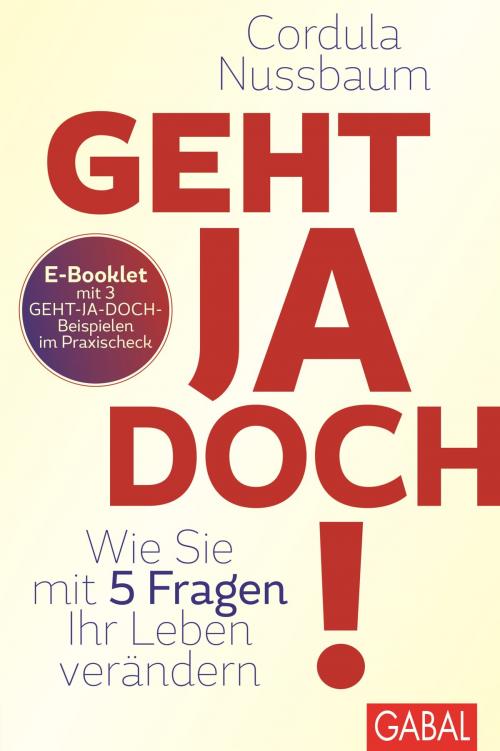 Cover of the book Praxis-Check Geht ja doch! by Cordula Nussbaum, GABAL Verlag