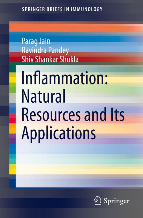 Cover of the book Inflammation: Natural Resources and Its Applications by Shiv Shankar Shukla, Ravindra Pandey, Parag Jain, Springer India