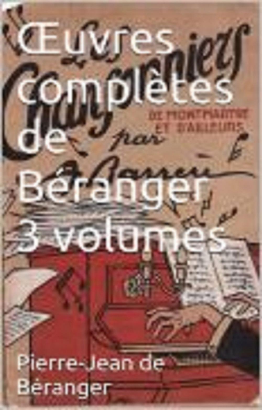 Big bigCover of Œuvres complètes de Béranger