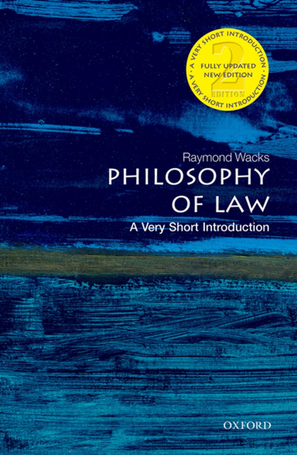 Big bigCover of Philosophy of Law: A Very Short Introduction