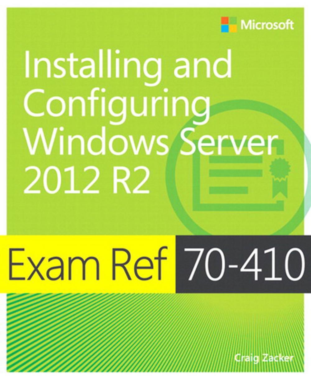 Big bigCover of Exam Ref 70-410 Installing and Configuring Windows Server 2012 R2 (MCSA)