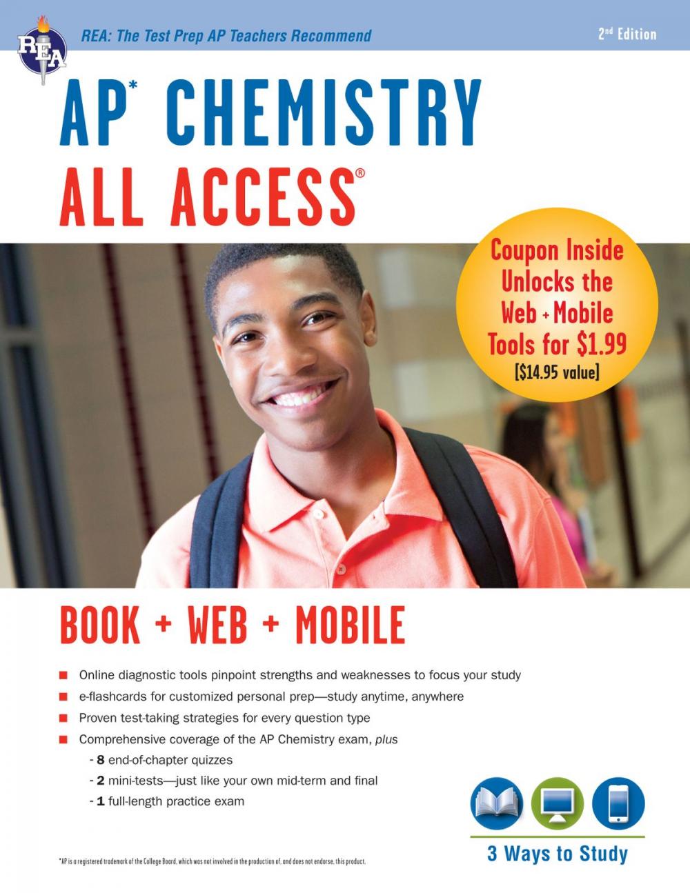 Big bigCover of AP Chemistry All Access Book + Online + Mobile