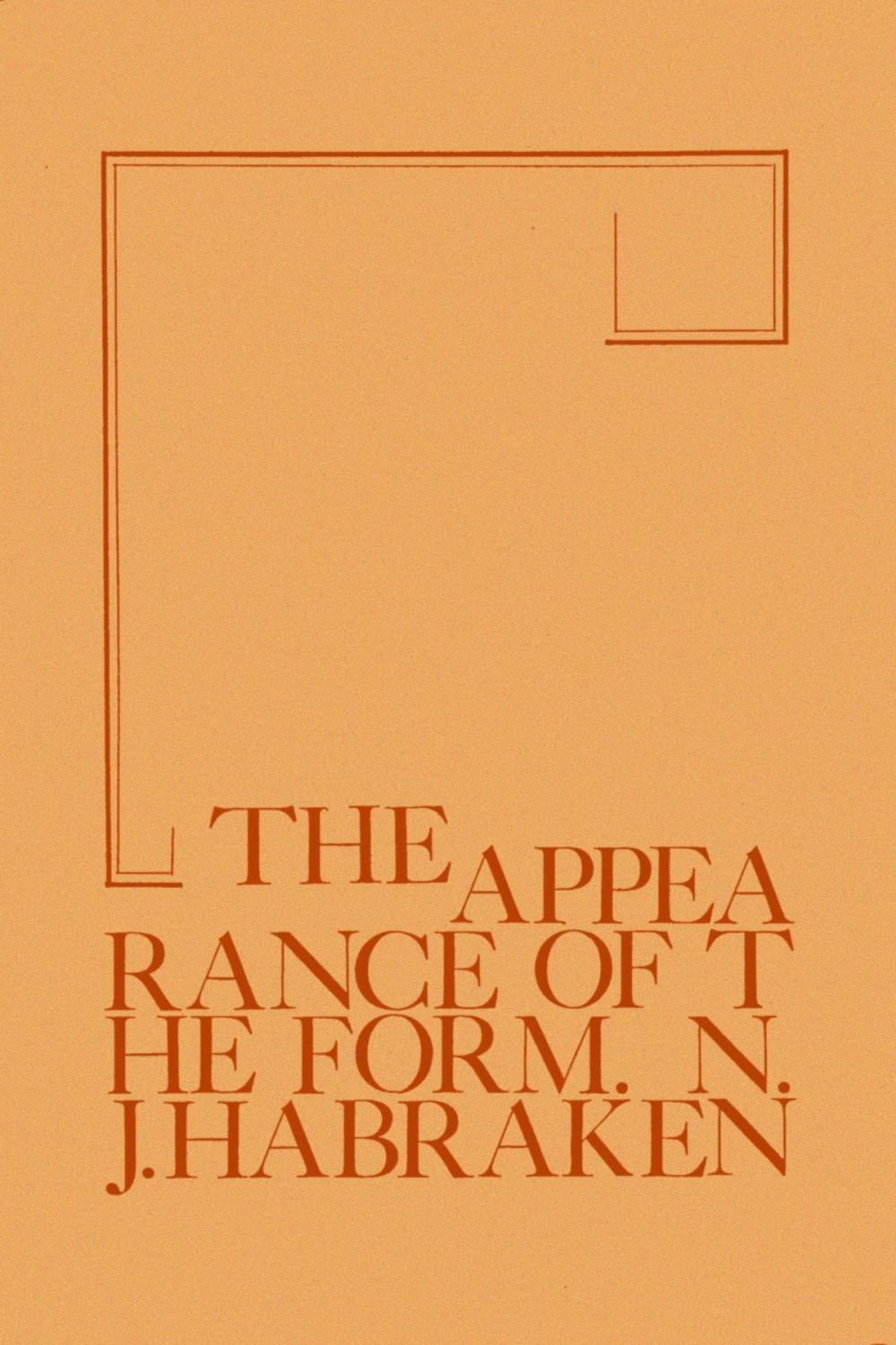 Big bigCover of The Appearance of the Form