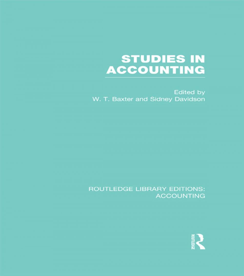 Big bigCover of Studies in Accounting