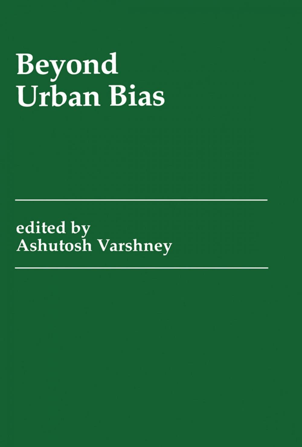 Big bigCover of Beyond Urban Bias