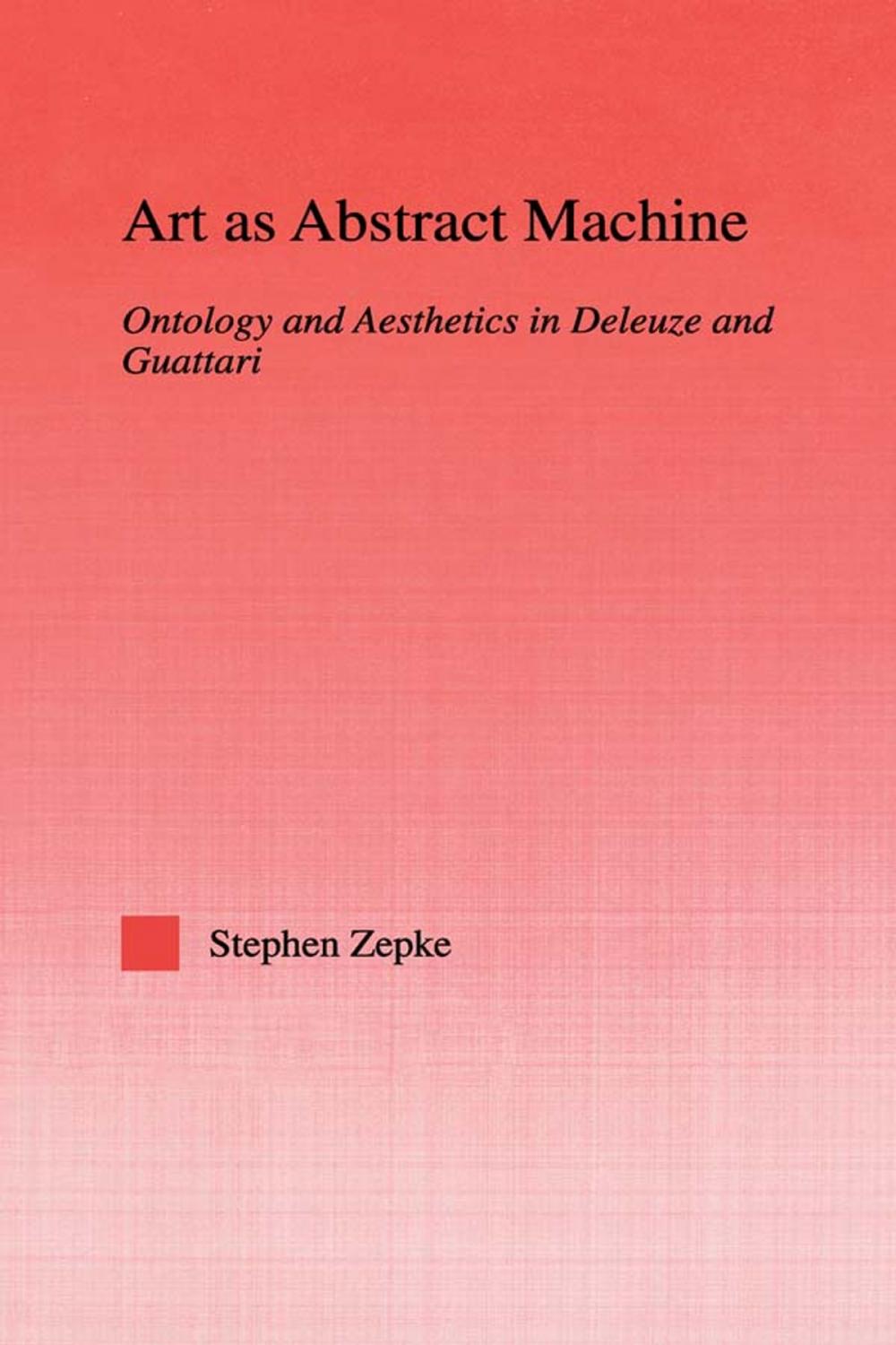 Big bigCover of Art as Abstract Machine