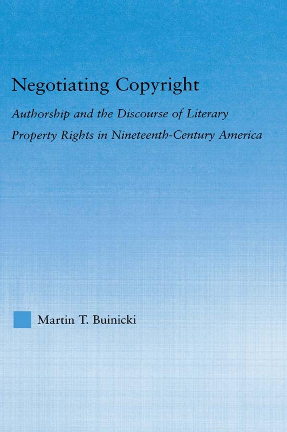 Big bigCover of Negotiating Copyright