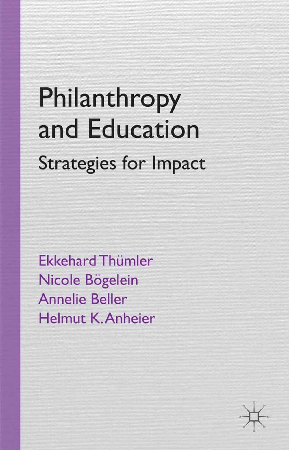 Big bigCover of Philanthropy and Education