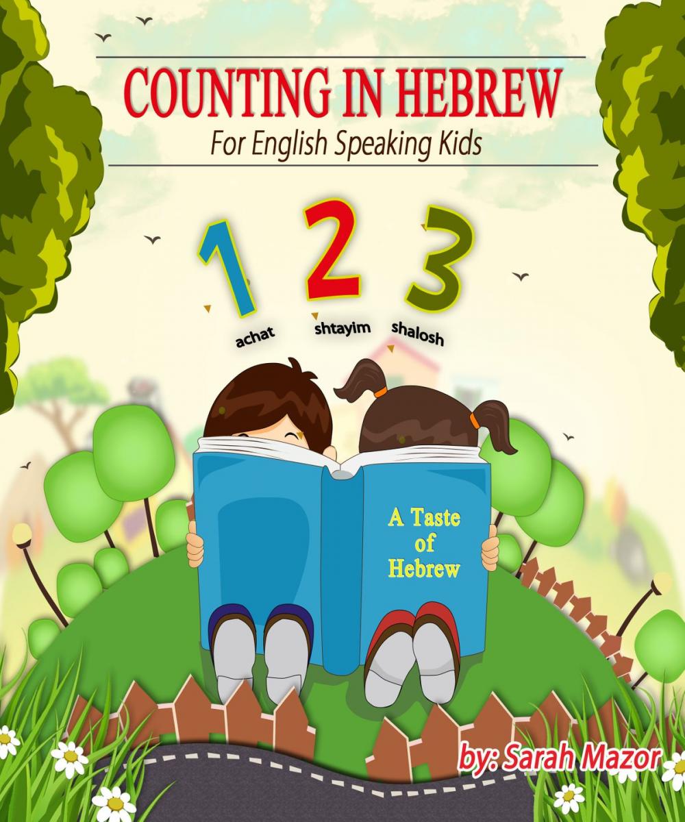 Big bigCover of Counting in Hebrew for English Speaking Kids