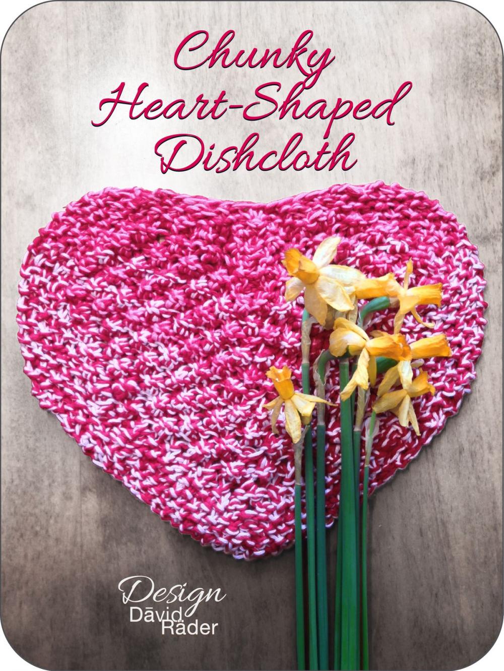 Big bigCover of Chunky Heart-Shaped Knitted Washcloth | Knitting Instructions