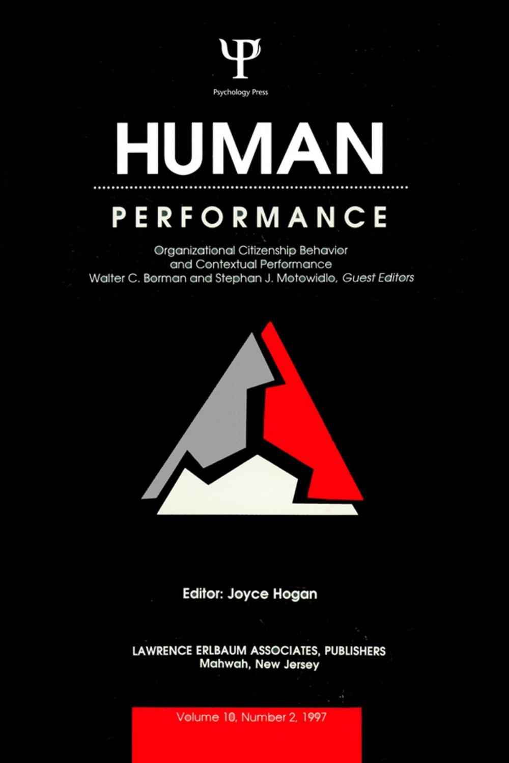 Big bigCover of Organizational Citizenship Behavior and Contextual Performance