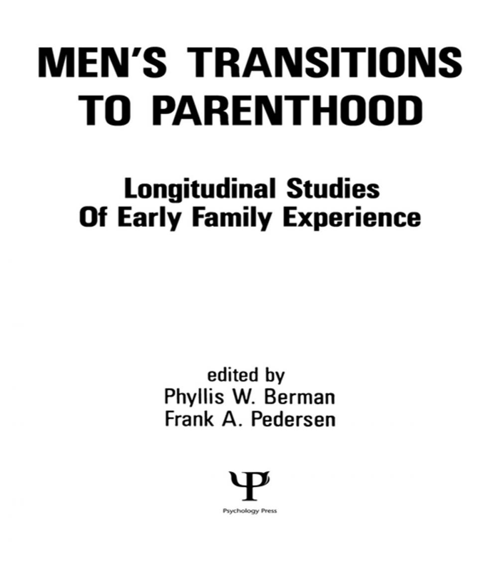 Big bigCover of Men's Transitions To Parenthood