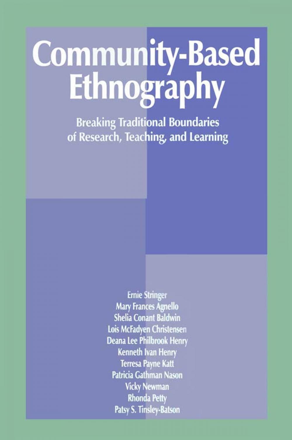 Big bigCover of Community-Based Ethnography