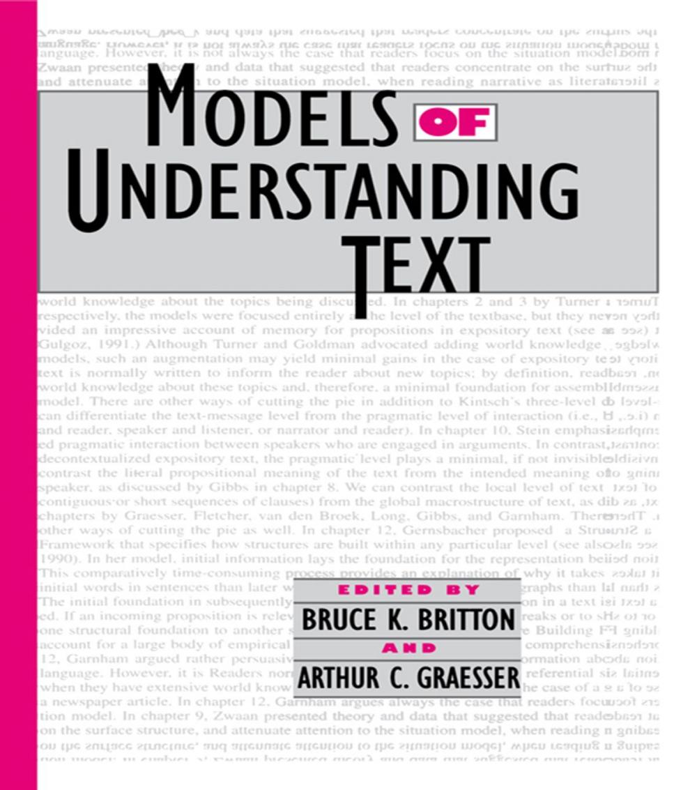 Big bigCover of Models of Understanding Text