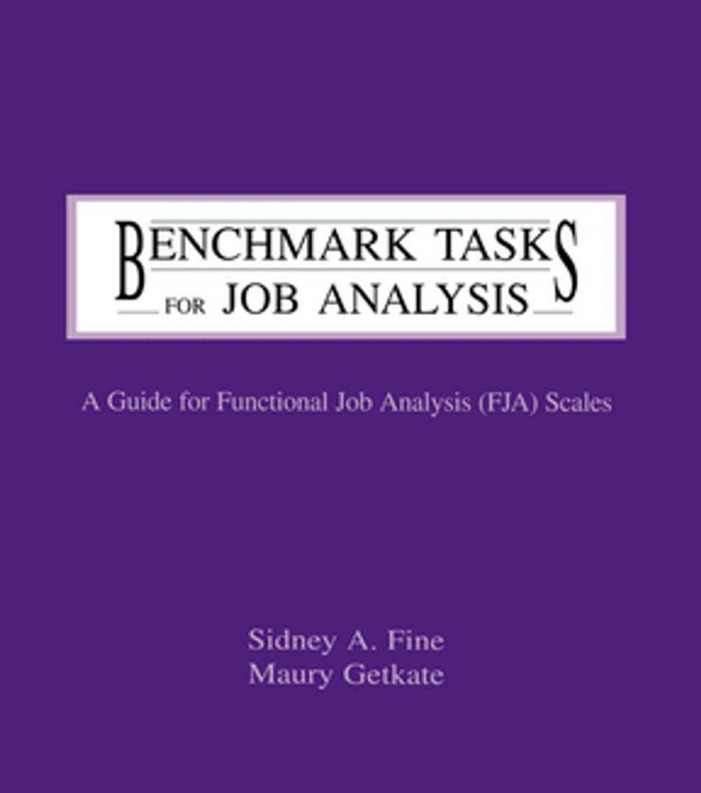 Big bigCover of Benchmark Tasks for Job Analysis