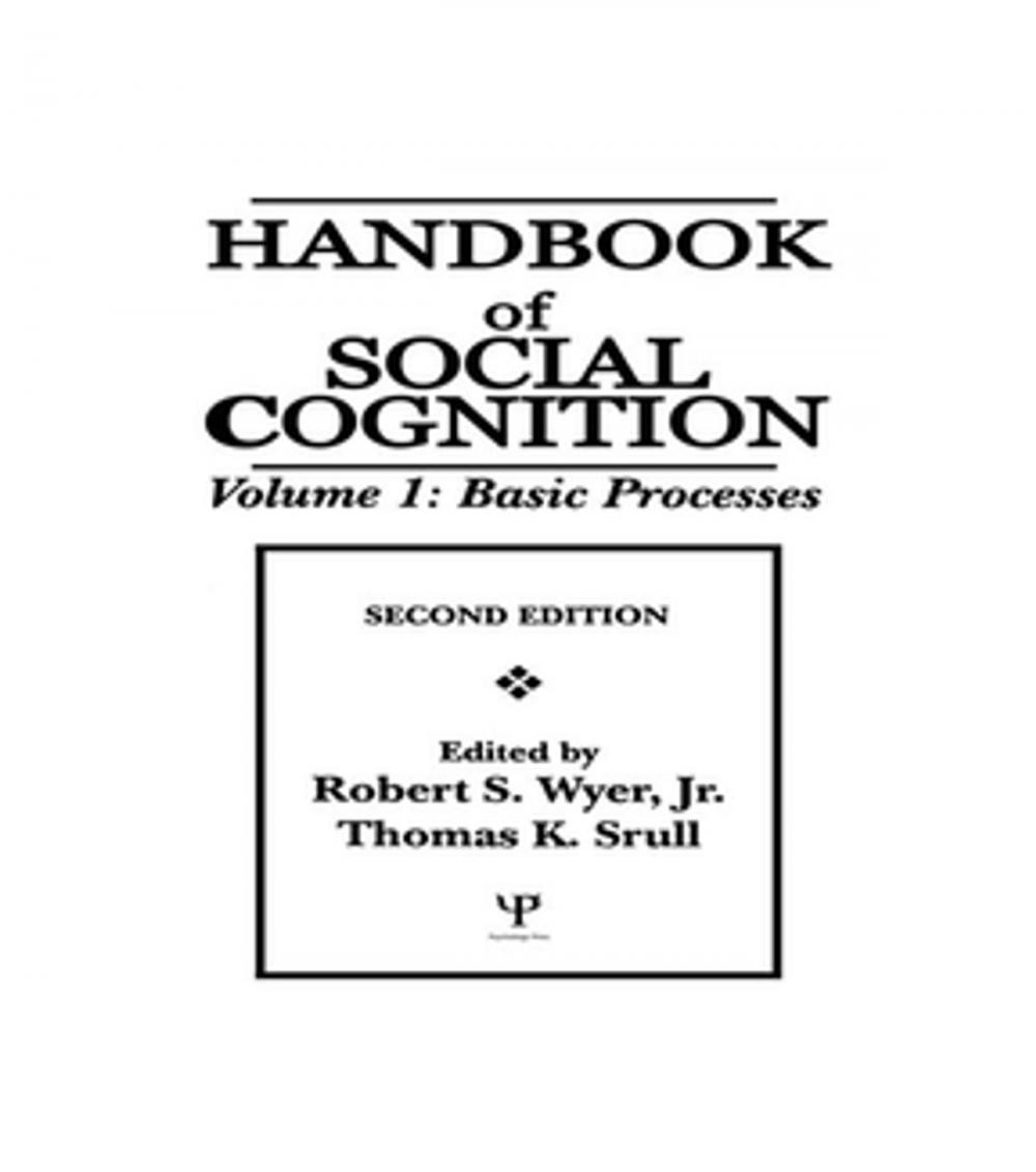 Big bigCover of Handbook of Social Cognition