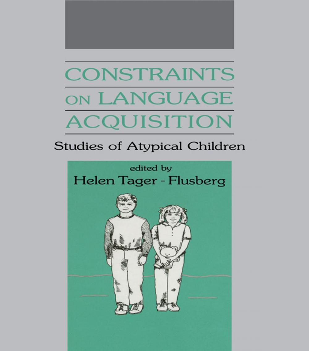 Big bigCover of Constraints on Language Acquisition