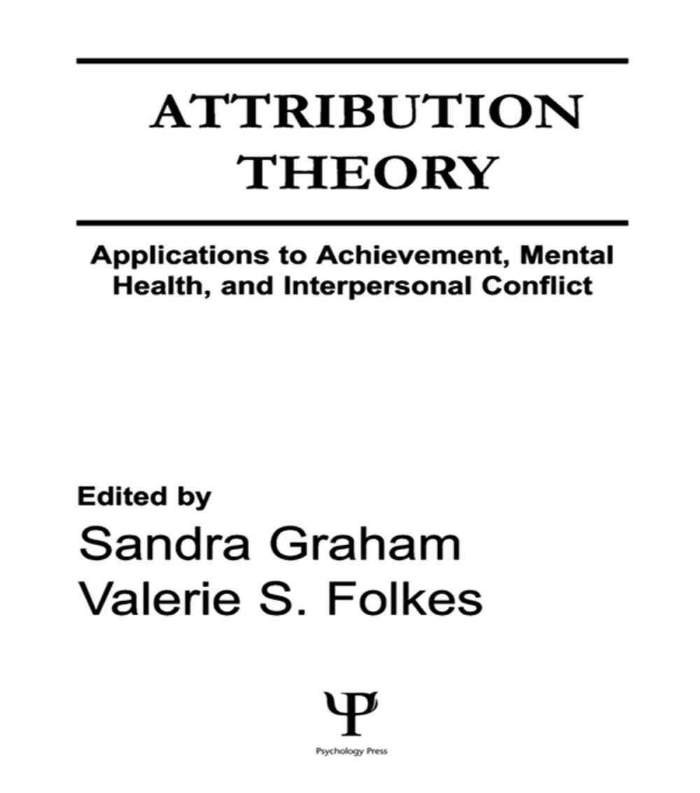 Big bigCover of Attribution Theory