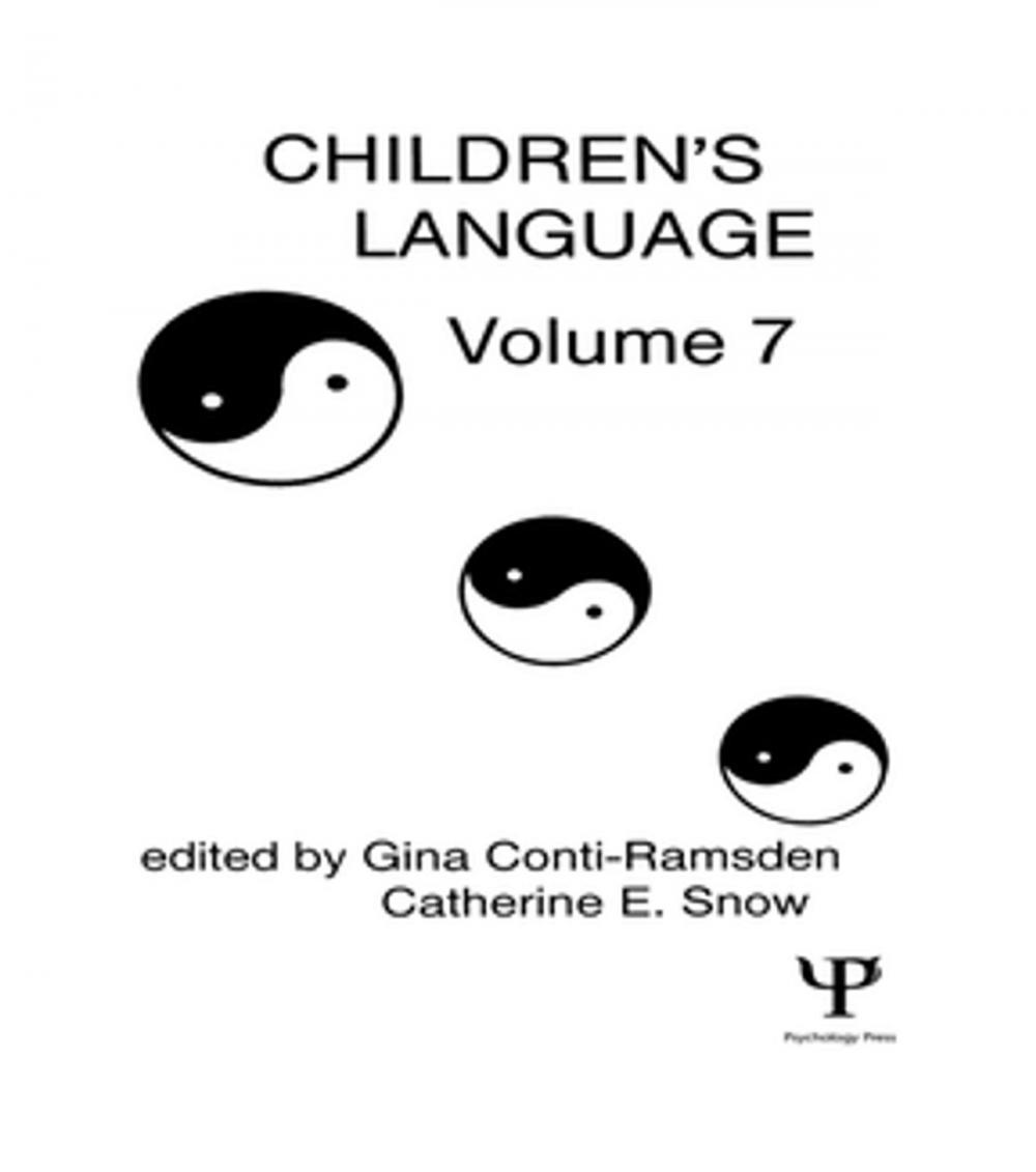 Big bigCover of Children's Language