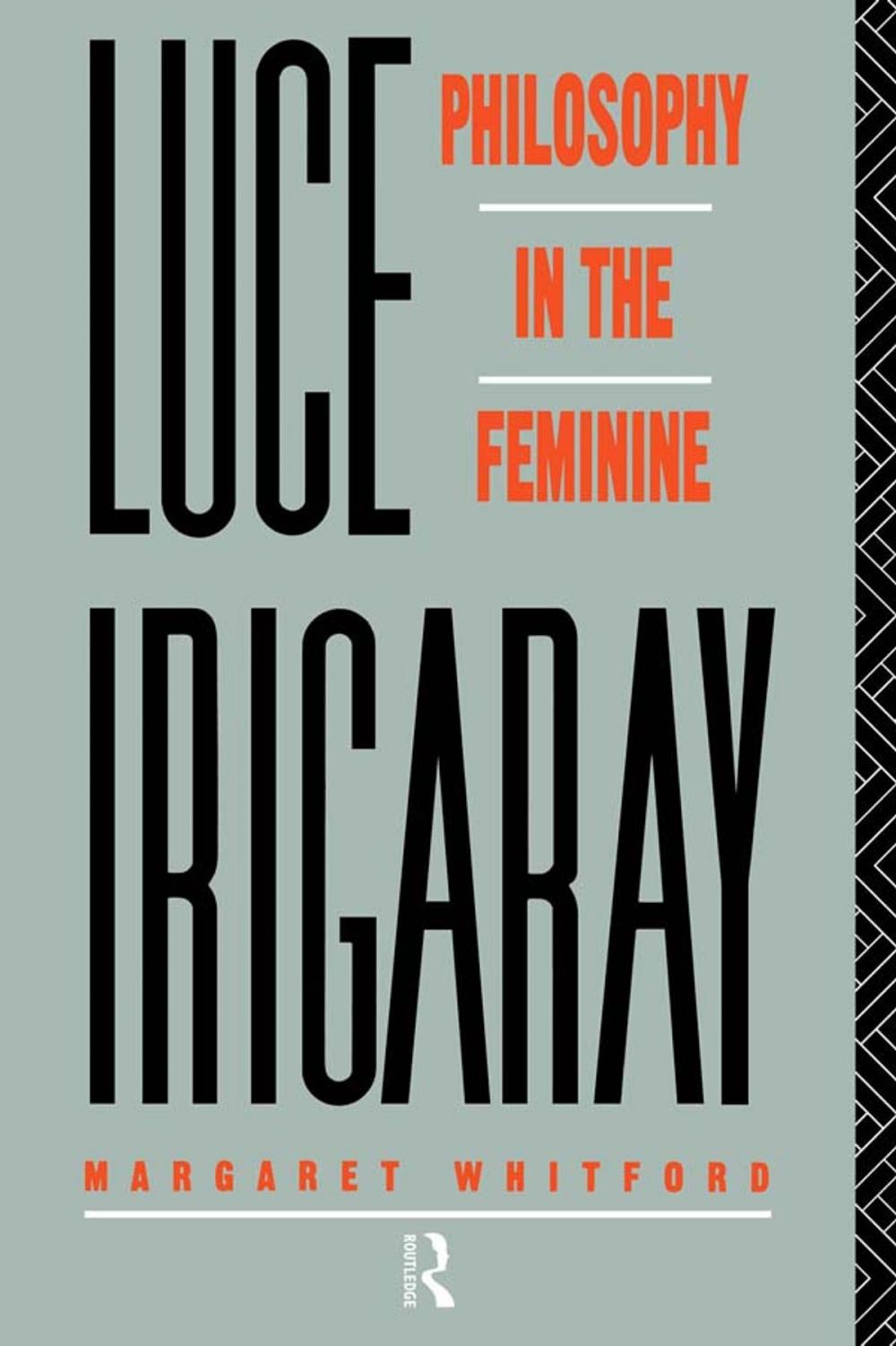 Big bigCover of Luce Irigaray