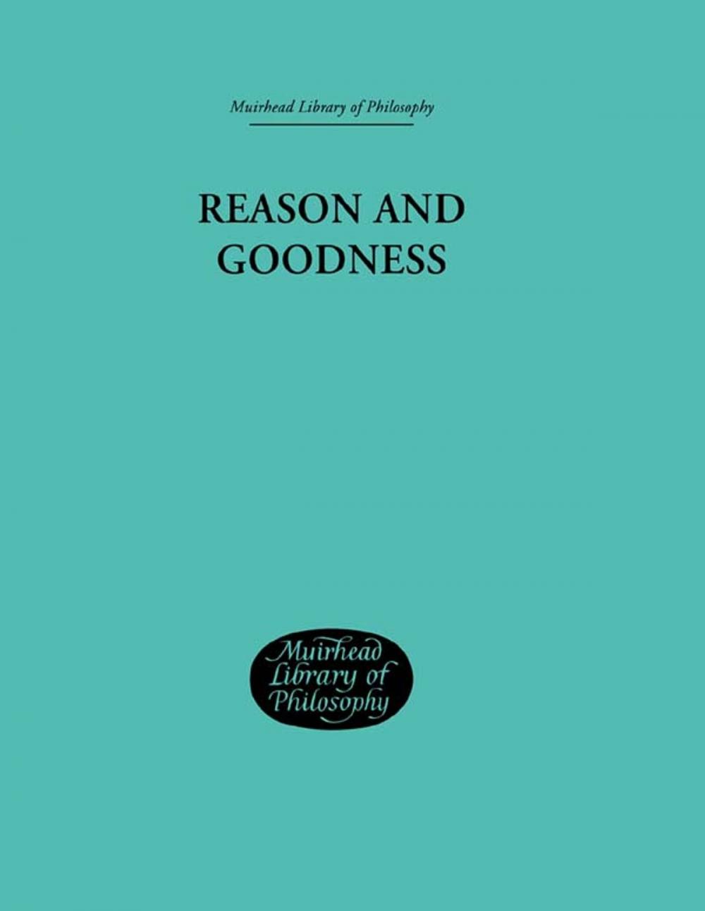 Big bigCover of Reason and Goodness