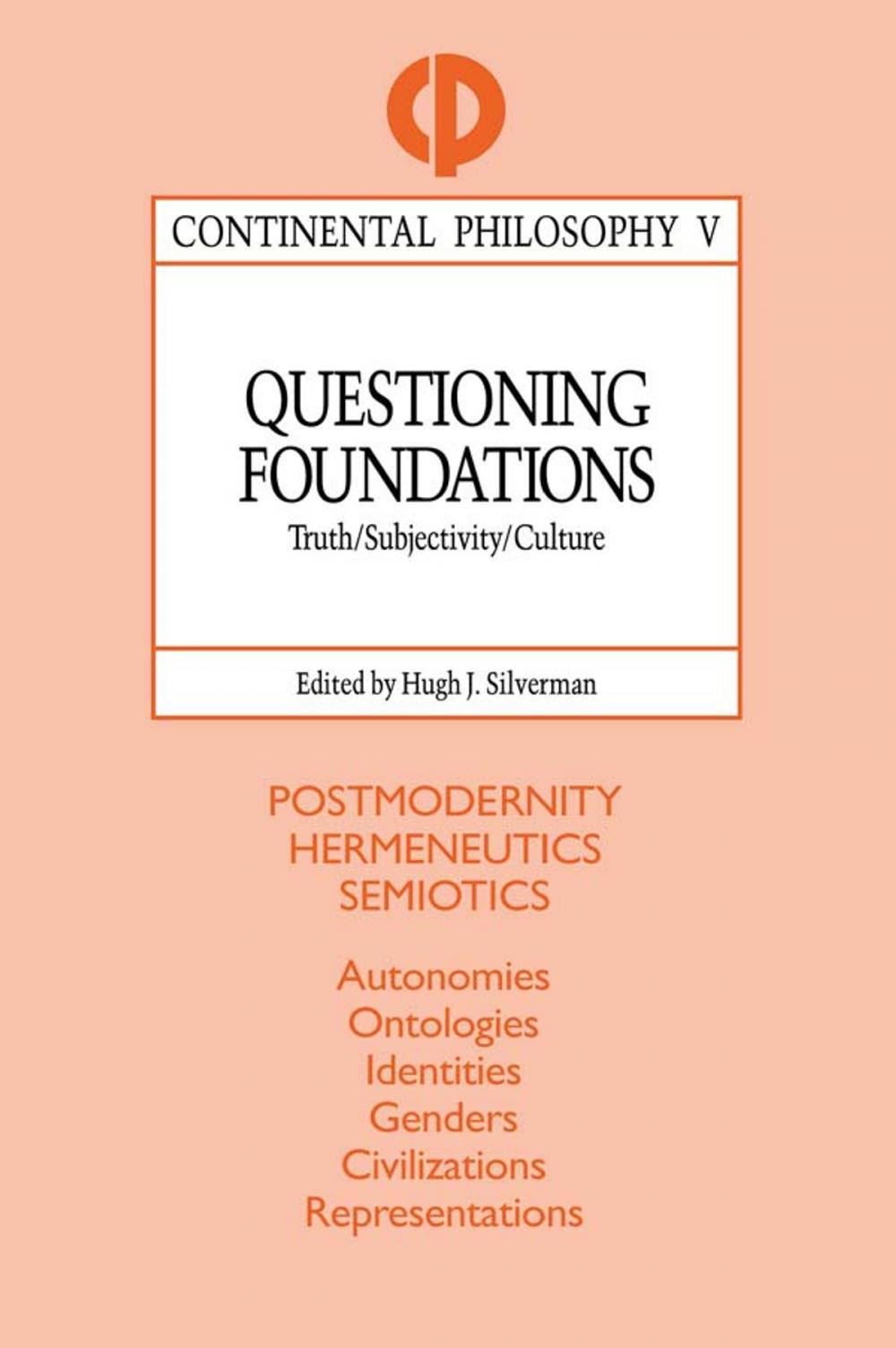 Big bigCover of Questioning Foundations