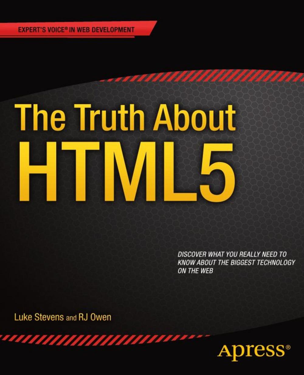 Big bigCover of The Truth About HTML5