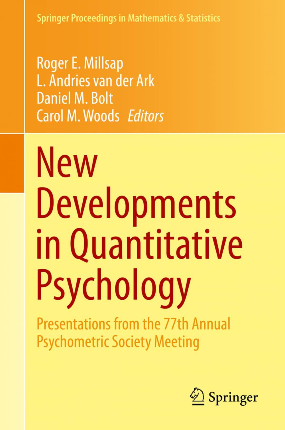 Big bigCover of New Developments in Quantitative Psychology