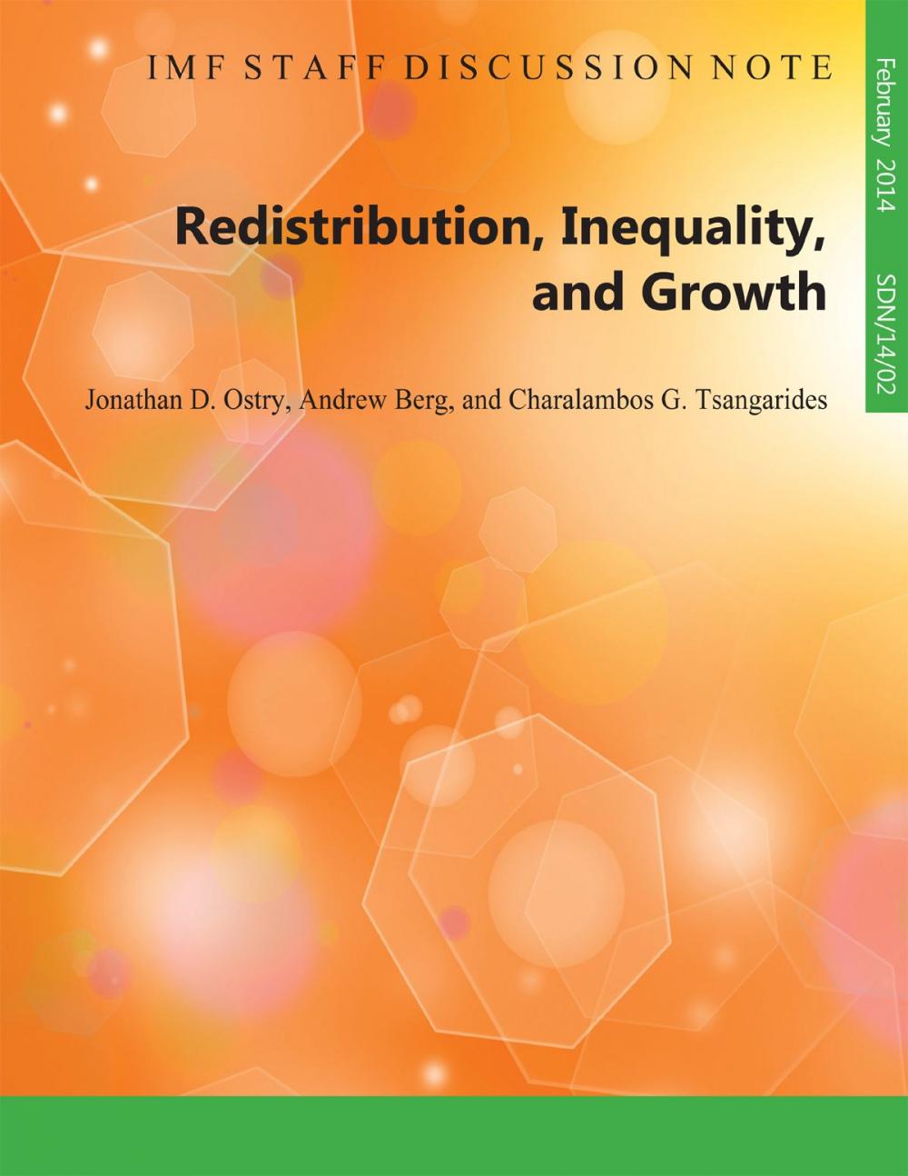 Big bigCover of Redistribution, Inequality, and Growth