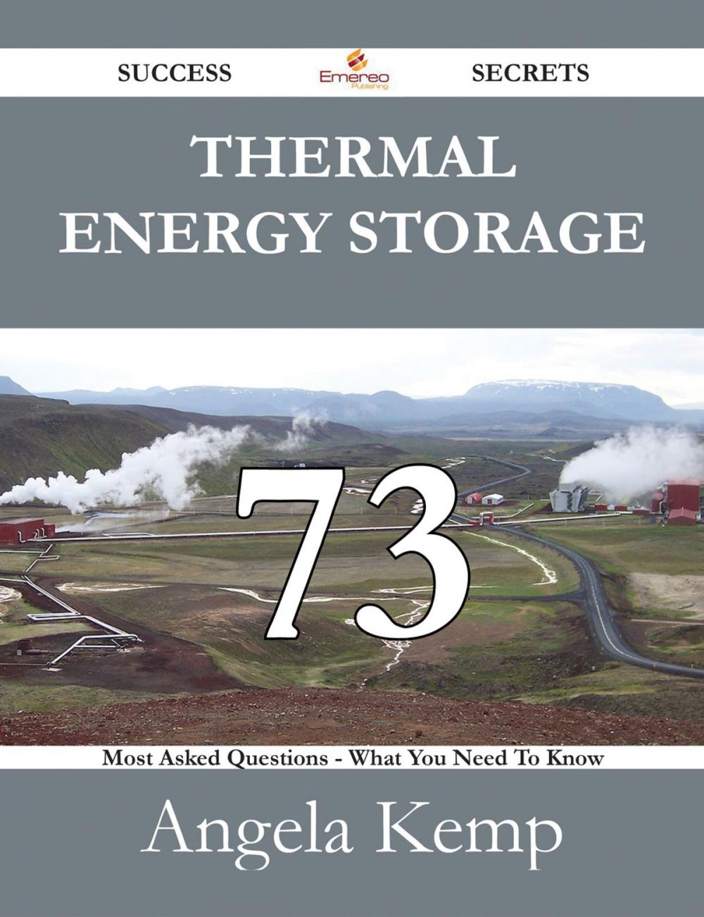 Big bigCover of Thermal Energy Storage 73 Success Secrets - 73 Most Asked Questions On Thermal Energy Storage - What You Need To Know