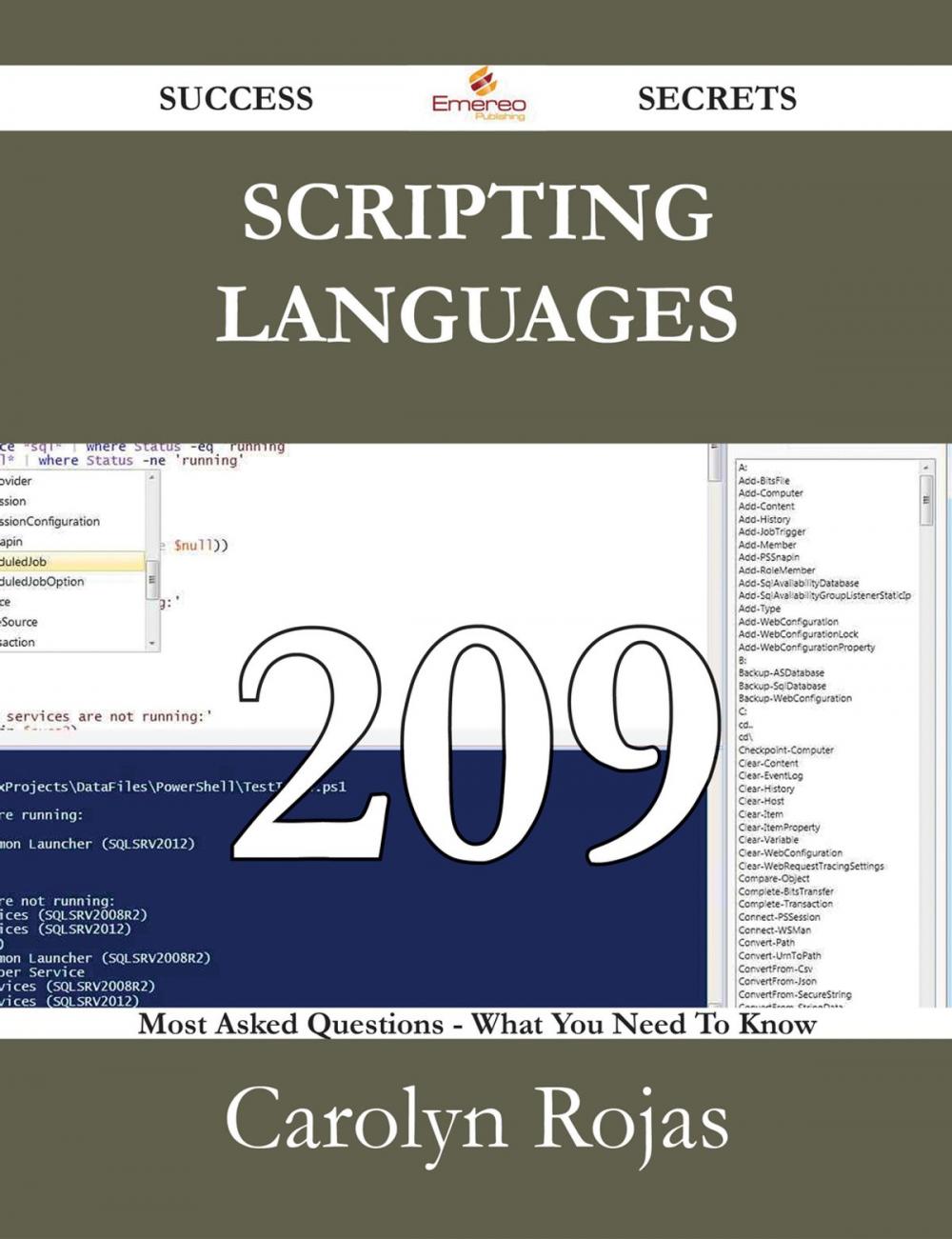 Big bigCover of Scripting languages 209 Success Secrets - 209 Most Asked Questions On Scripting languages - What You Need To Know