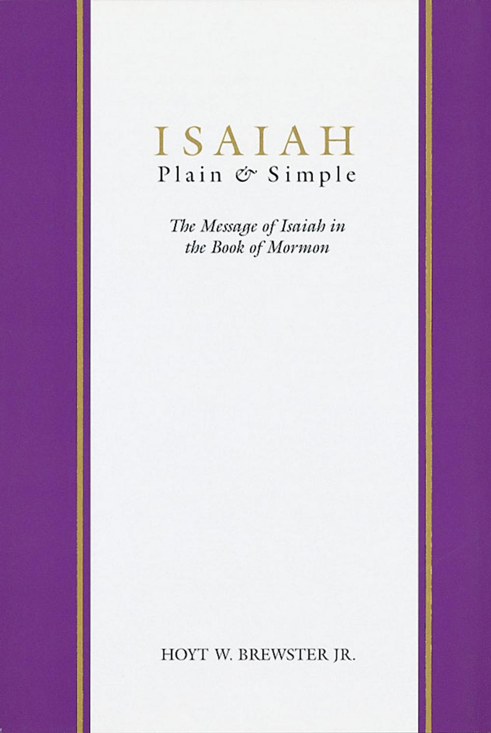 Big bigCover of Isaiah, Plain and Simple