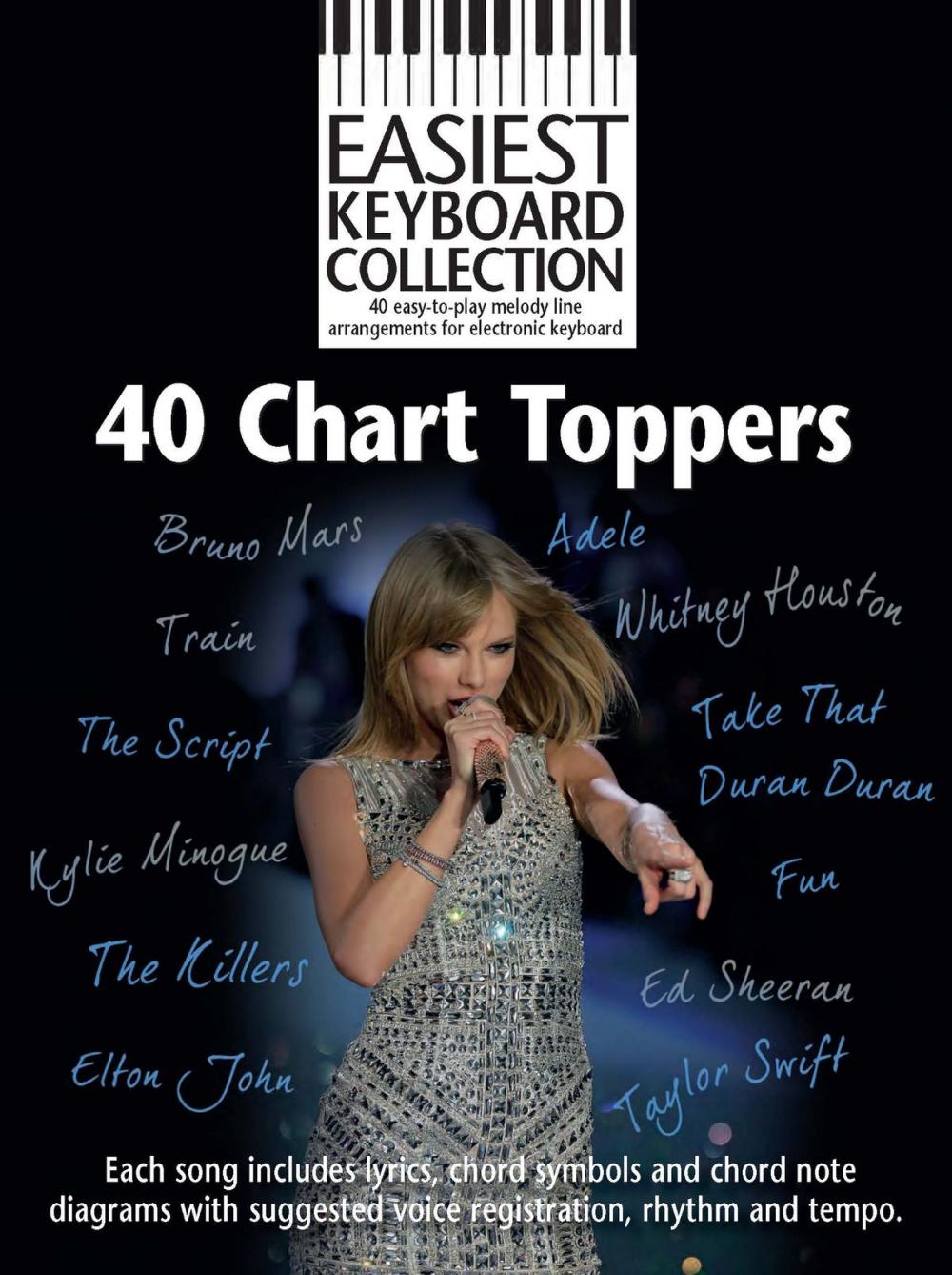 Big bigCover of Easiest Keyboard Collection: 40 Chart Toppers